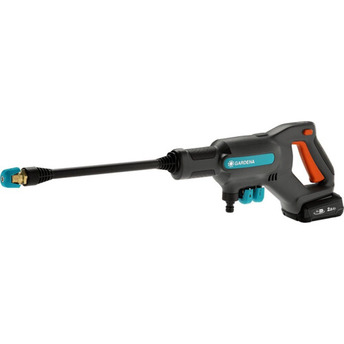 Gardena AquaClean 24/18V P4A - Middeldrukreiniger - 3 vermogensniveaus - Blauw Oranje Zwart Tweedehands