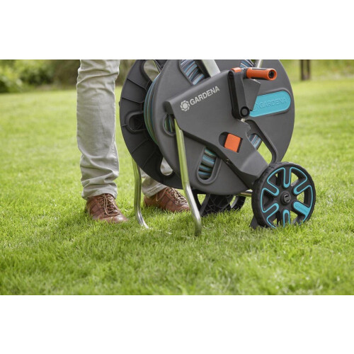 GARDENA CleverRoll L Easy - Slangenwagen - 50 meter slang - Antraciet