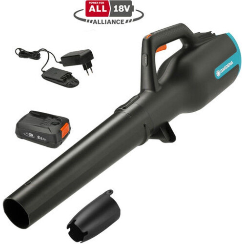 GARDENA PowerJet 18V P4A - Accu bladblazer - 100 km/h - Incl. accu en lader Tweedehands