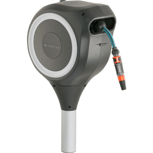GARDENA RollUp S - Tuinslangbox 15 m - Automatisch oprollen - Antraciet