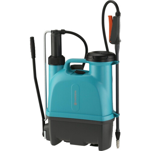 GARDENA Rugspuit 1140-20 - Drukspuit 12 Liter - Ergonomisch - Turquoise Tweedehands