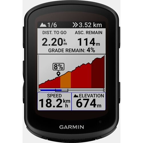 Garmin Edge 840 Solar GPS Fietscomputer Zwart Tweedehands