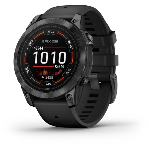 Garmin epix Pro (Gen 2) - Smartwatch - 47mm AMOLED - Grijs (Zwart) Tweedehands
