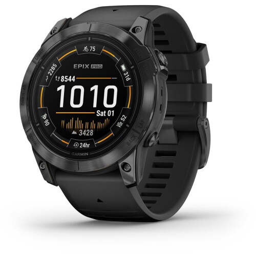 Garmin epix Pro (Gen 2) - Smartwatch - 51mm AMOLED - Grijs (Zwart) Tweedehands