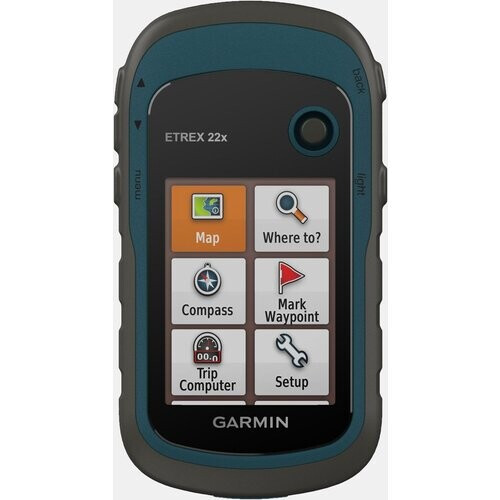 Garmin eTrex 22X GPS-toestel Zwart/Blauw Tweedehands