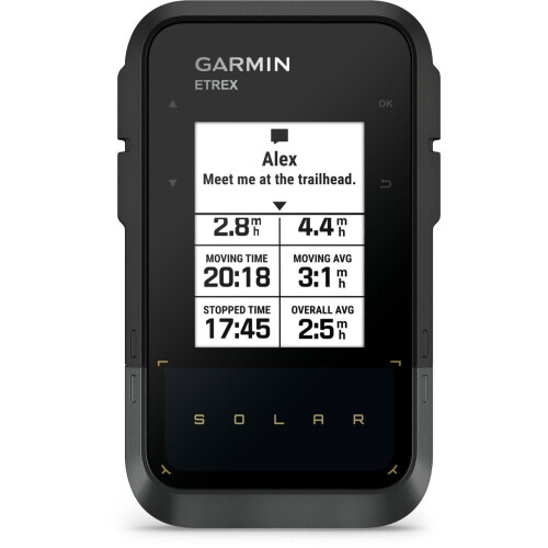 Garmin eTrex Solar - Handheld GPS - Multiband GPS - Grijs/Zwart