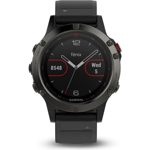 Garmin Fenix 5 - GPS multisporthorloge - Polshartslagmeting - Slate Gray