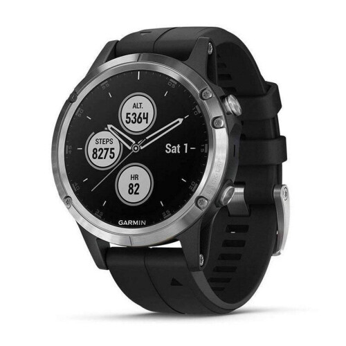 Garmin Fenix 5 Plus Bluetooth 47 mm - Zwart/Grijs