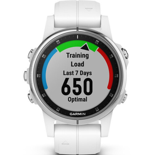 Garmin Fenix 5S Plus - Wit/ Zilver Tweedehands