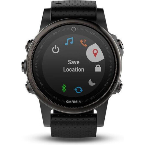 Garmin fenix 5S Sapphire - GPS multisporthorloge - Polshartslagmeting - 42 mm - zwart