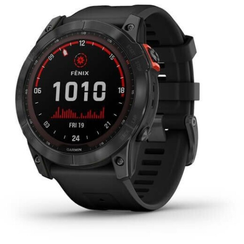 Garmin fēnix 7X Solar - Smartwatch - 1,4"scherm - Grijs (Zwart)