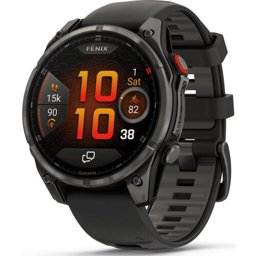 Garmin Fenix 8 Pro - Smartwatch - 47 mm AMOLED LTE inReach® - Carbon Grey Tweedehands