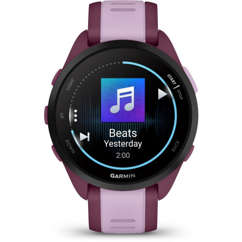 Garmin Forerunner 165 - GPS-hardloopsmartwatch - AMOLED-touchscreen - Rood (Rood Roze) Tweedehands