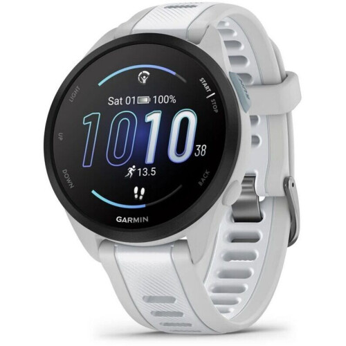 Garmin Forerunner 165 - Smartwatch - AMOLED-touchscreen Garmin Coach - Grijs Tweedehands