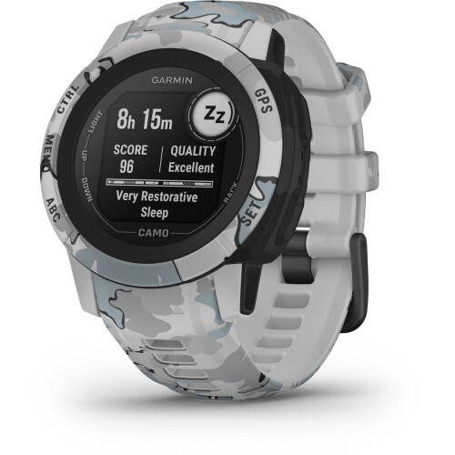 Garmin Instinct 2S - Smartwatch - GPS - Camo Edition Zwart Oranje Tweedehands