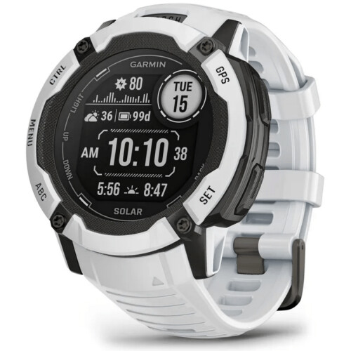 Garmin Instinct 2X Solar - Smartwatch - Zonne-energie - Wit Tweedehands