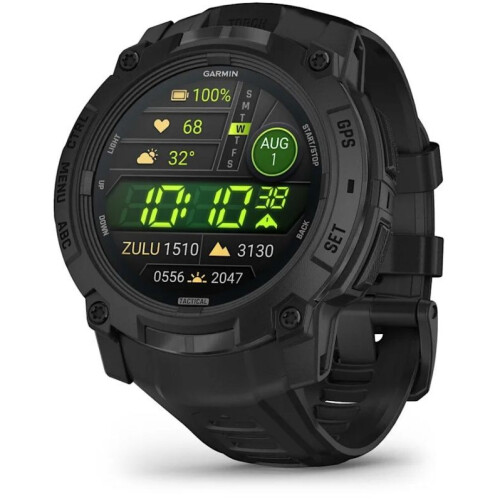Garmin Instinct 3 - Smartwatch - AMOLED Tactical Edition - Zwart Tweedehands