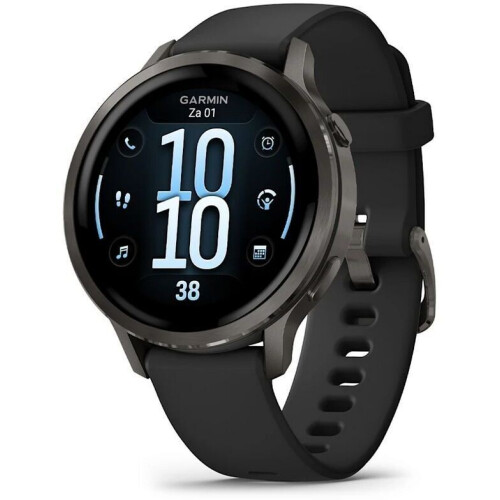Garmin Venu 4 - Smartwatch - 41 mm AMOLED - Zwart Tweedehands