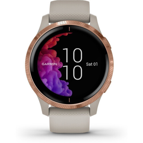 Garmin Venu - Smartwatch - AMOLED display 1,2"- Rosé Goud (Grijs)