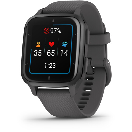 Garmin Venu Sq 2 - Health smartwatch - Hartslagmeting - Grijs Tweedehands
