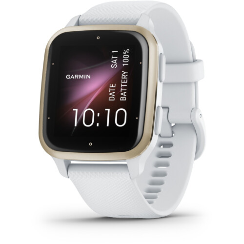 Garmin Venu Sq 2 - Health smartwatch - Hartslagmeting - Rosé Goud (Wit) Tweedehands