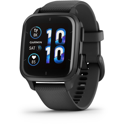 Garmin Venu Sq 2 Music - Health smartwatch - Hartslagmeting - Zwart Tweedehands