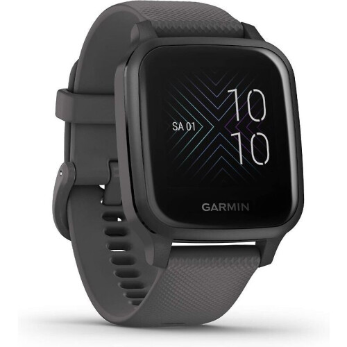 Garmin Venu Sq 40 mm grijs op siliconenbandje leisteen - wifi Tweedehands