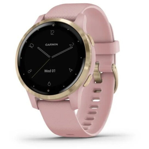 Garmin vívoactive 4S - Smartwatch - GPS met muziek - Rosé Goud Tweedehands