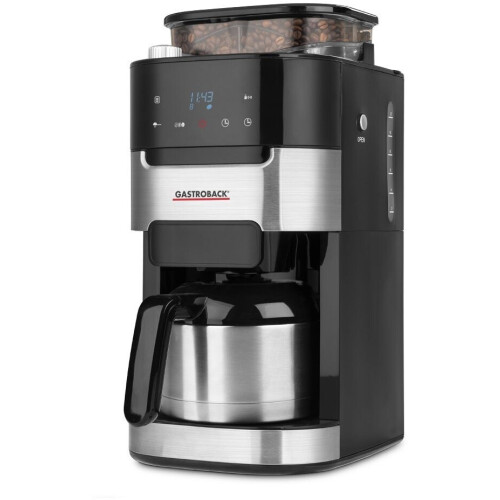 Gastroback Grind&Brew Pro - Koffiezetter met geïntegreerde molen - 8 kopjes - RVS