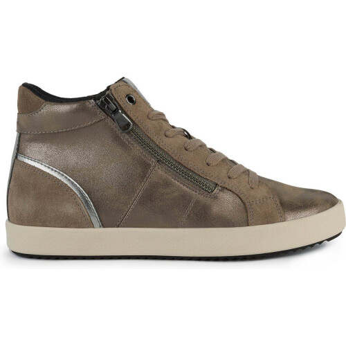 Geox D Blomiee - Hoge sneaker - Uitneembare binnenzool - Brons Tweedehands