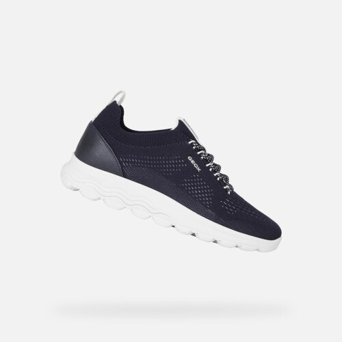 GEOX Spherica - Dames Sneakers - Schokdempend en ademend - Marineblauw