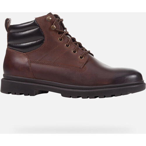 GEOX U ANDALO - Chelsea boots - Gevet leer - DK Coffee - Maat 43 Tweedehands