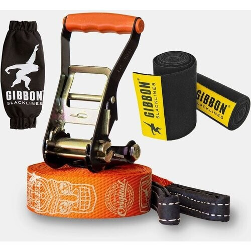 Gibbon Travel Line Treewear Set Slackline Roest/Geel Tweedehands