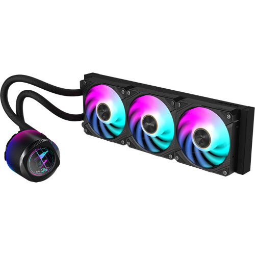 Gigabyte AORUS Waterforce X II 360 - Alles-in-één vloeistofkoeler - 360mm radiator - Zwart Tweedehands