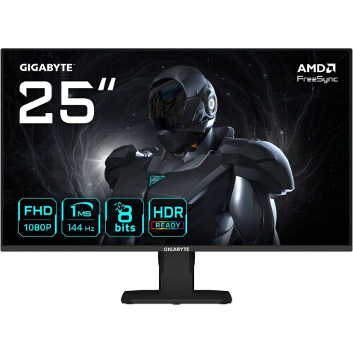 Gigabyte GS25F14 - Gaming Monitor - 24,5 inch - 144 Hz - Full HD - Zwart