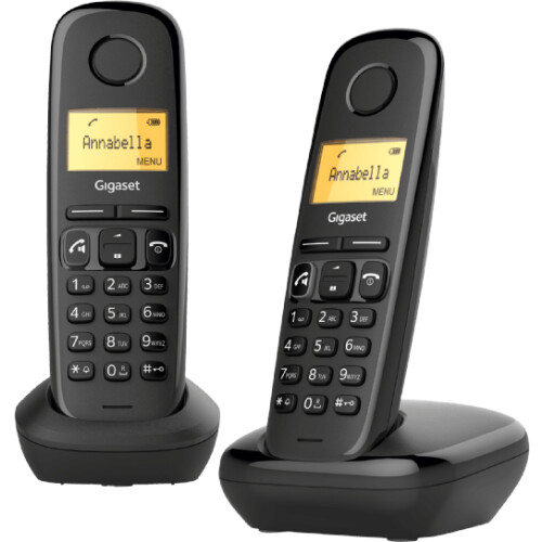 Gigaset A270 - DECT-telefoon - 2 handsets - handsfree functie