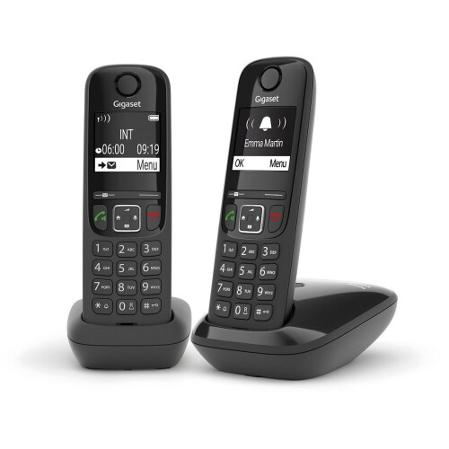 Gigaset AS690A - Duo DECT - Antwoordapparaat - Zwart