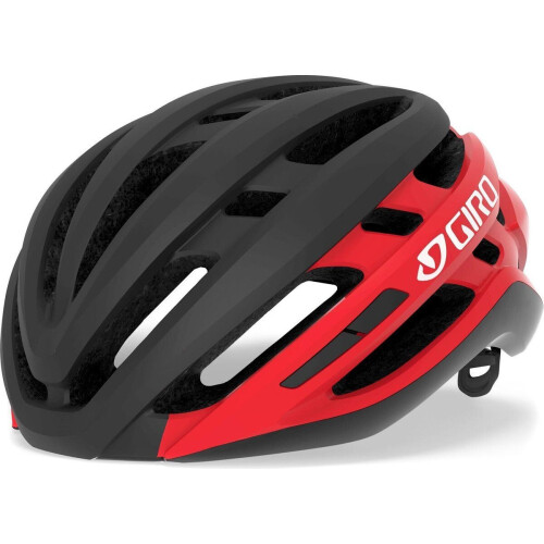 Giro Agilis - Helm Heren - RocLoc 5 Air Fit - Zwart Rood Wit