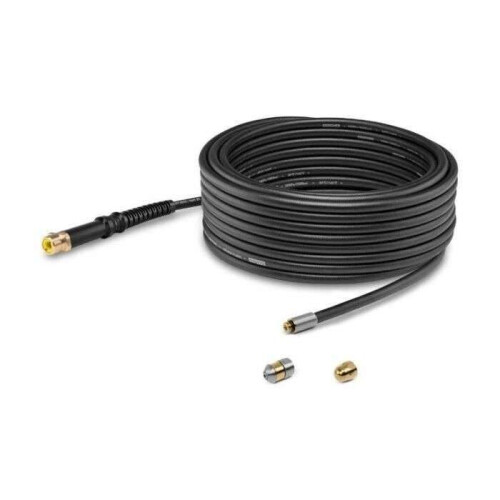 Kärcher PC 15 - Rioolreinigingsset - 15 meter slang met 2 spuitmonden - Zwart