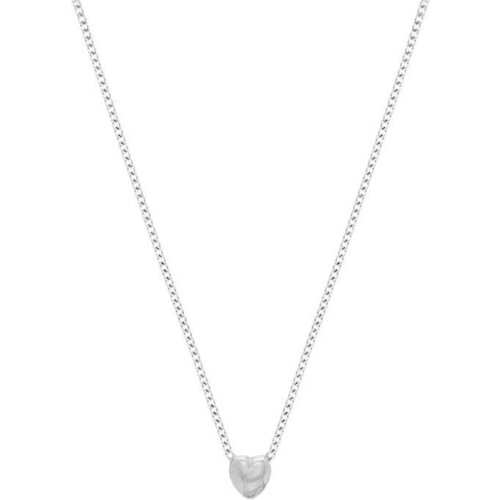 Glams Ketting Hart 1,0 mm 40 + 5 cm - Gerhodineerd Zilver