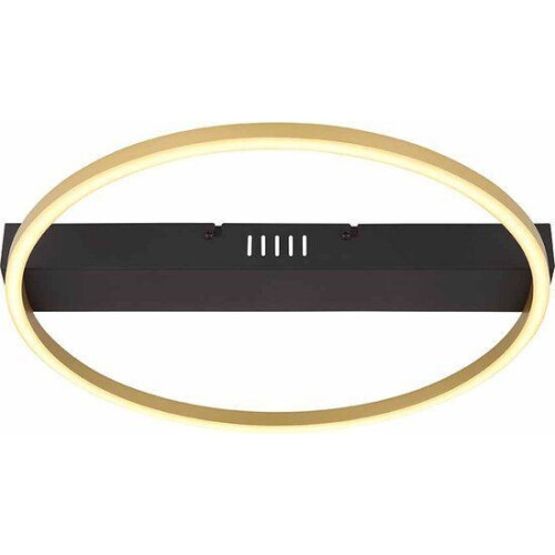 Globo Gunther Plafondlamp - LED - Dimbaar - 40 cm - Zwart