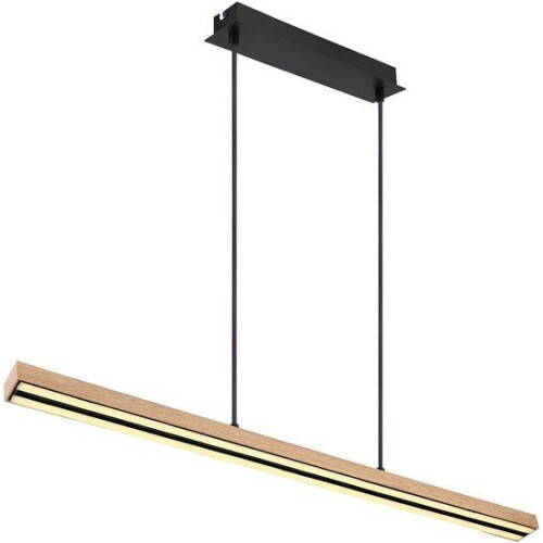 Globo - hanglamp - Doro - naturel - metaal - grote eettafellamp - LED - 416080WH