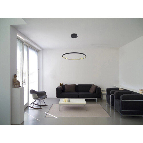 Globo Ralph - Hanglamp - LED - Zwart - 60 x 60 x 120cm