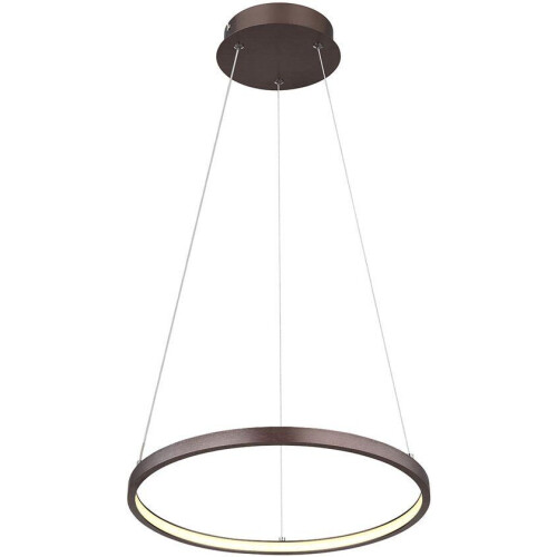 Globo Ralph - hanglamp -Ø 39cm - bruin - met dimfunctie - LED - 67192-19BR Tweedehands