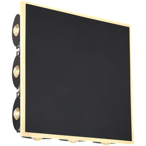 Globo - wandlamp - Saidy - zwart - metaal - LED - 78408-12