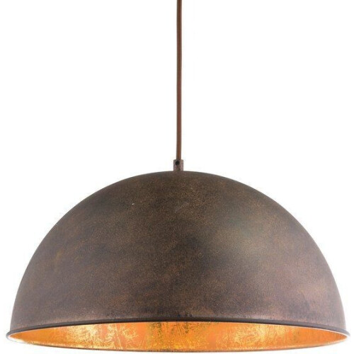 Globo Xirena I - hanglamp - Ø 41 cm - bruin metaal - E27 - 58307H