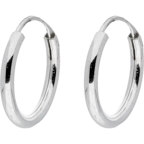 Glow - 107.0002.15 - Draadoorringen - Ronde buis - Zilver -Ø15 mm - 1.9 mm Tweedehands