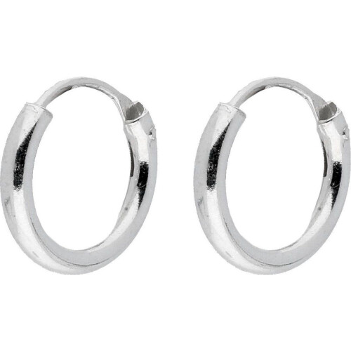 Glowdraadoorringen - 107.0002.12 - zilver -Ø12 mm - ronde buis - 1.9 mm