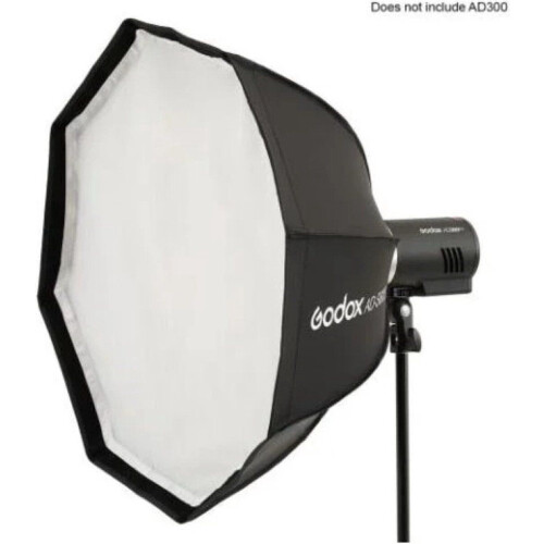 Godox AD-S60S - Softbox 65CM - Octa met Parapluframe - Zilver/Zwart