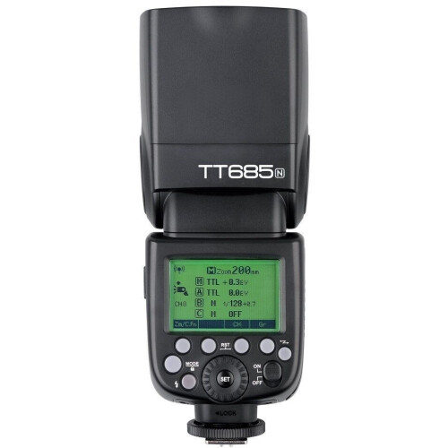 Godox TT685N - Compactflitser - I-TTL TTL - Richtgetal 60 - Flitsbereik 20-200mm